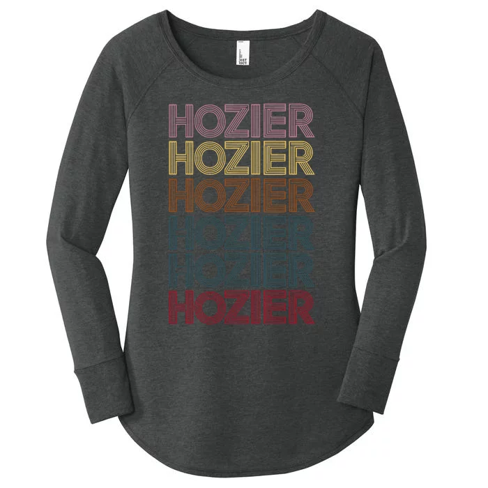 Love Heart Hozier Vintage Women's Perfect Tri Tunic Long Sleeve Shirt