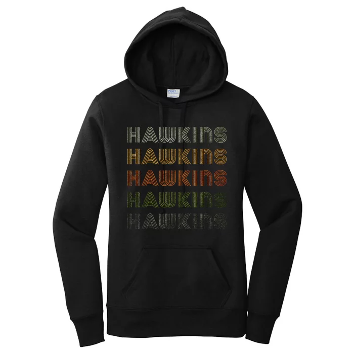 Love Heart H.A.W.K.I.N.S Grungevintage Women's Pullover Hoodie