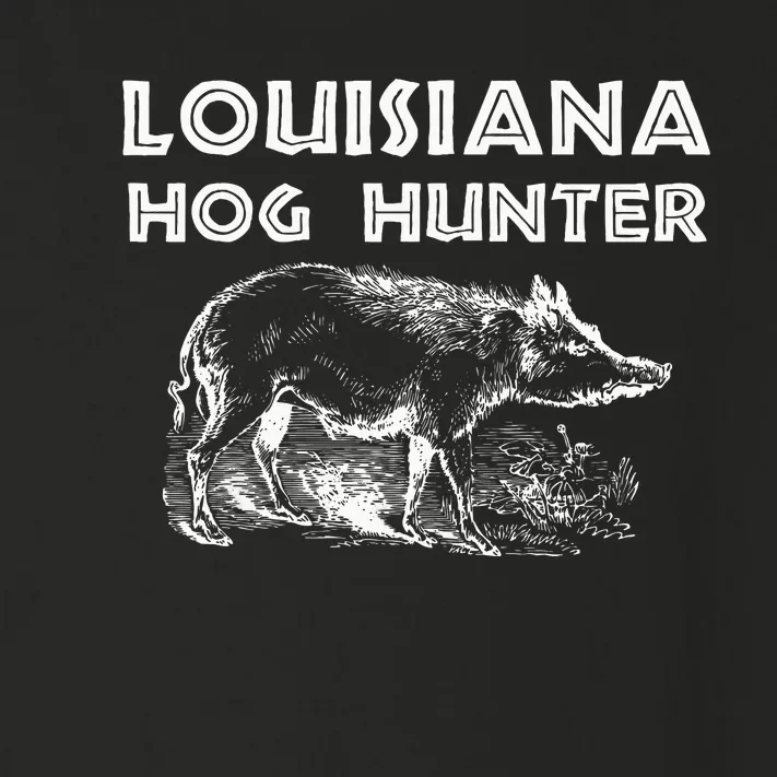 Louisiana Hog Hunter Outdoor Hunting Gift Toddler Long Sleeve Shirt