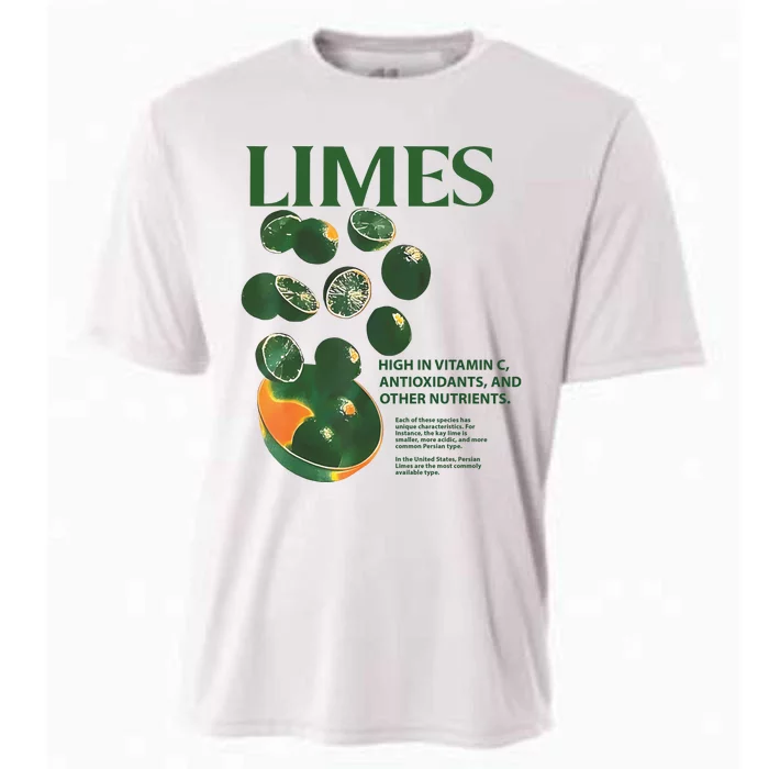 Limes High In Vitamin C Antioxidants And Other Nutrients Cooling Performance Crew T-Shirt