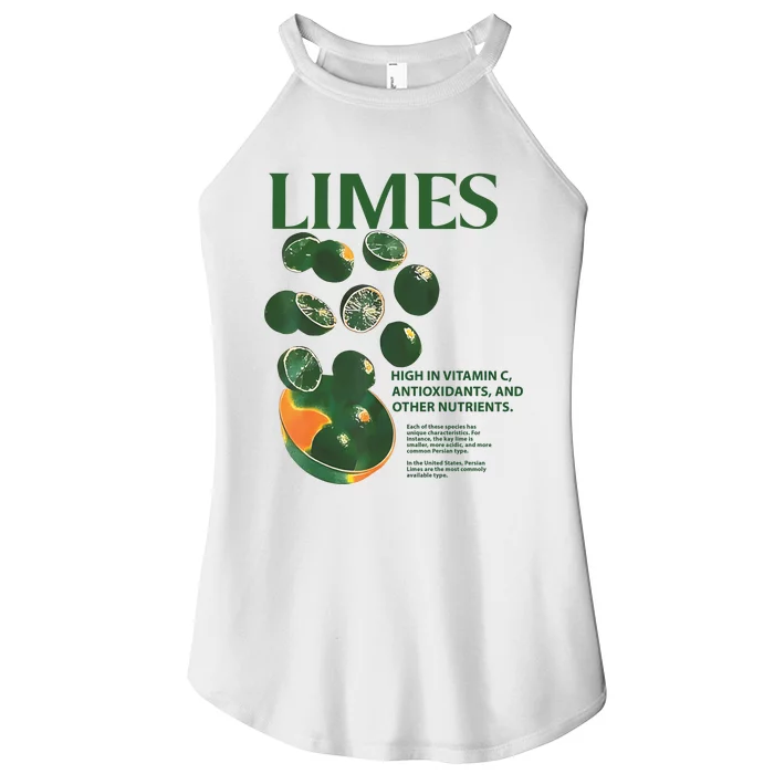 Limes High In Vitamin C Antioxidants And Other Nutrients Women’s Perfect Tri Rocker Tank