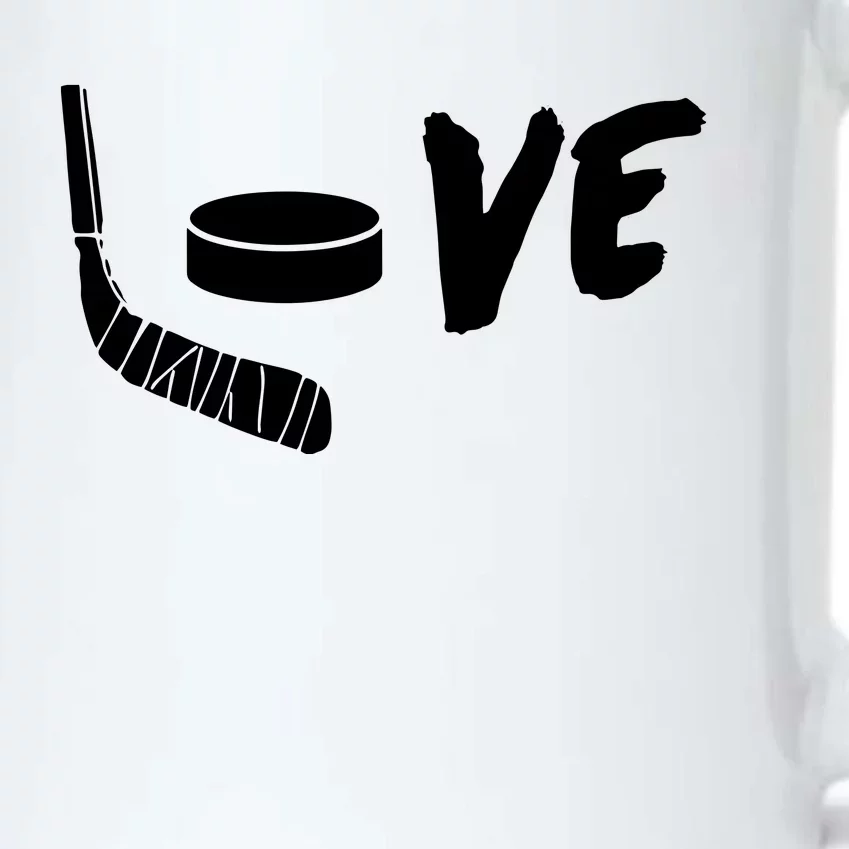 Love Hockey Ice Hockey Shirts & Gift For Hockey Fans Black Color Changing Mug