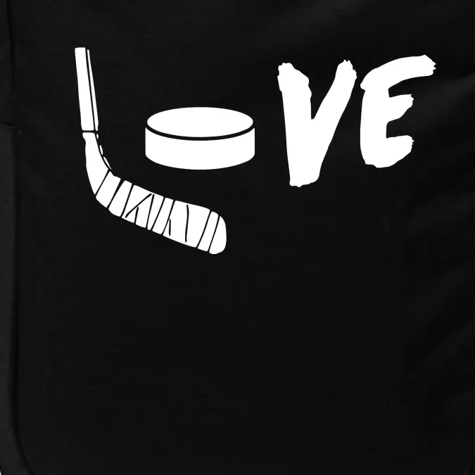 Love Hockey Ice Hockey Shirts & Gift For Hockey Fans Impact Tech Backpack