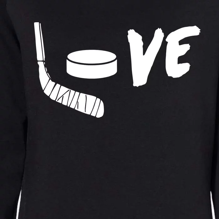 Love Hockey Ice Hockey Shirts & Gift For Hockey Fans Womens California Wash Sweatshirt