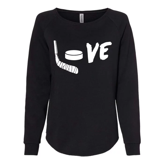 Love Hockey Ice Hockey Shirts & Gift For Hockey Fans Womens California Wash Sweatshirt