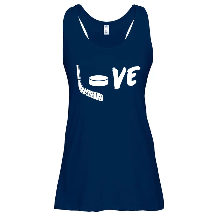 Love Hockey Ice Hockey Shirts & Gift For Hockey Fans Ladies Essential Flowy Tank