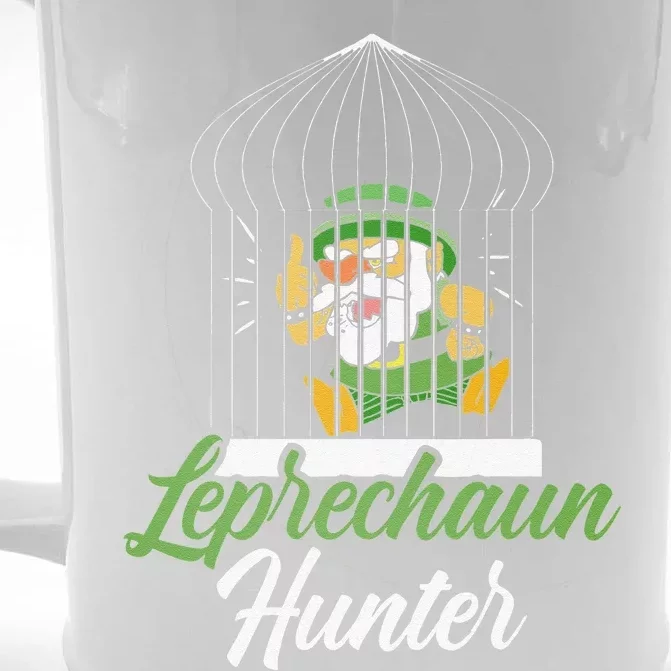 Leprechaun Hunter Irish St. Patrick's Saint Pattys Day Front & Back Beer Stein