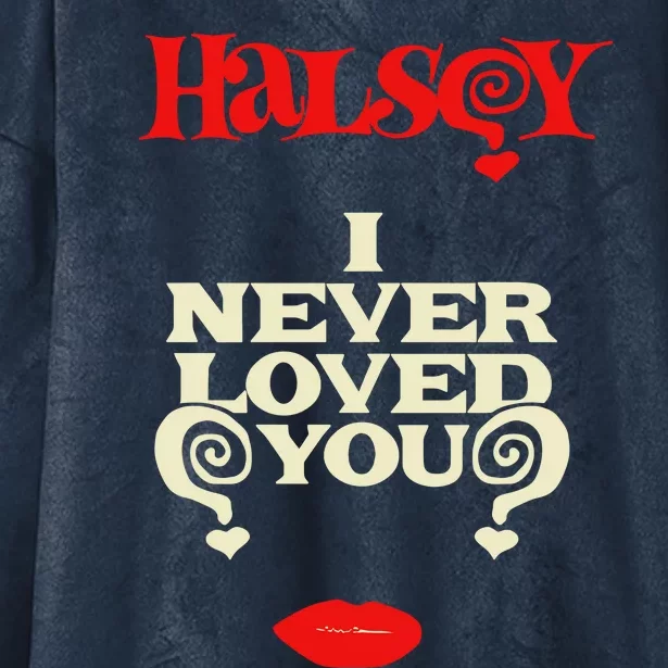 Limited Halsey I Never Loved You Hooded Wearable Blanket