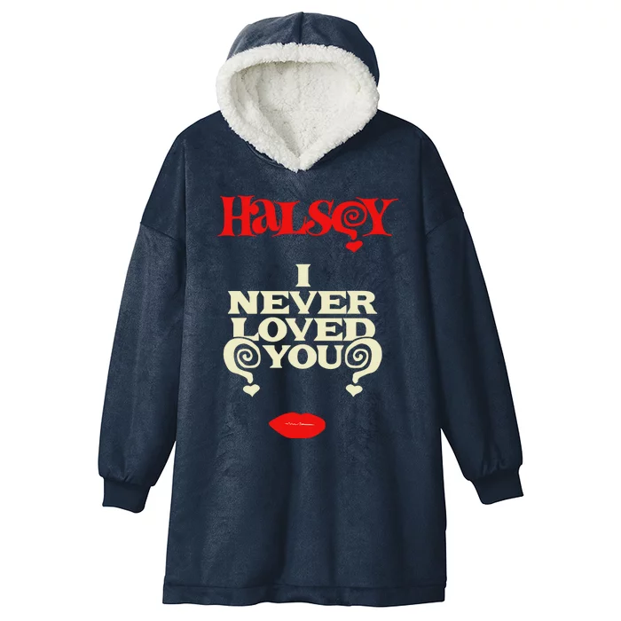 Limited Halsey I Never Loved You Hooded Wearable Blanket