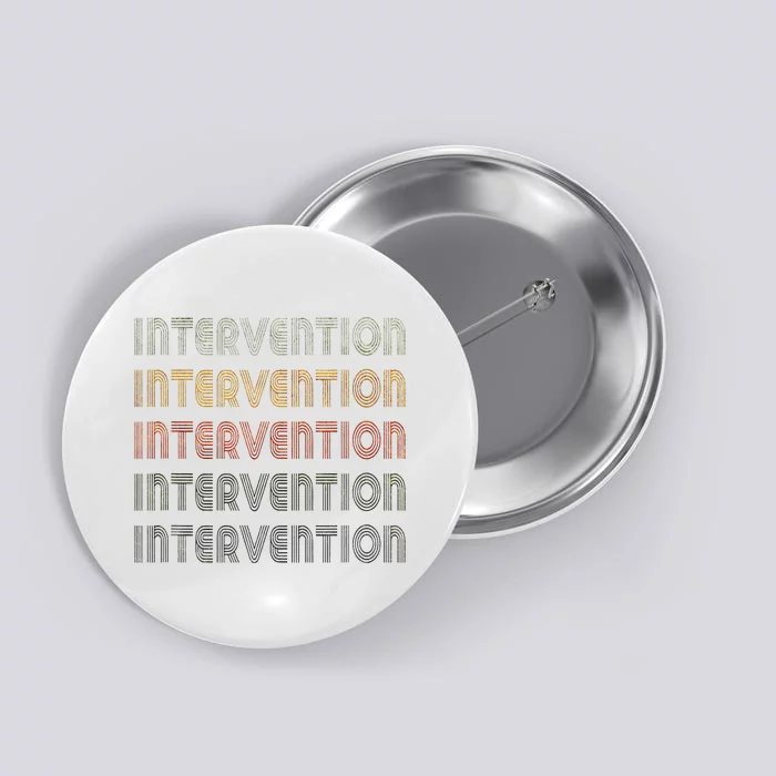 Love Heart Intervention Grunge Vintage Style Intervention Button