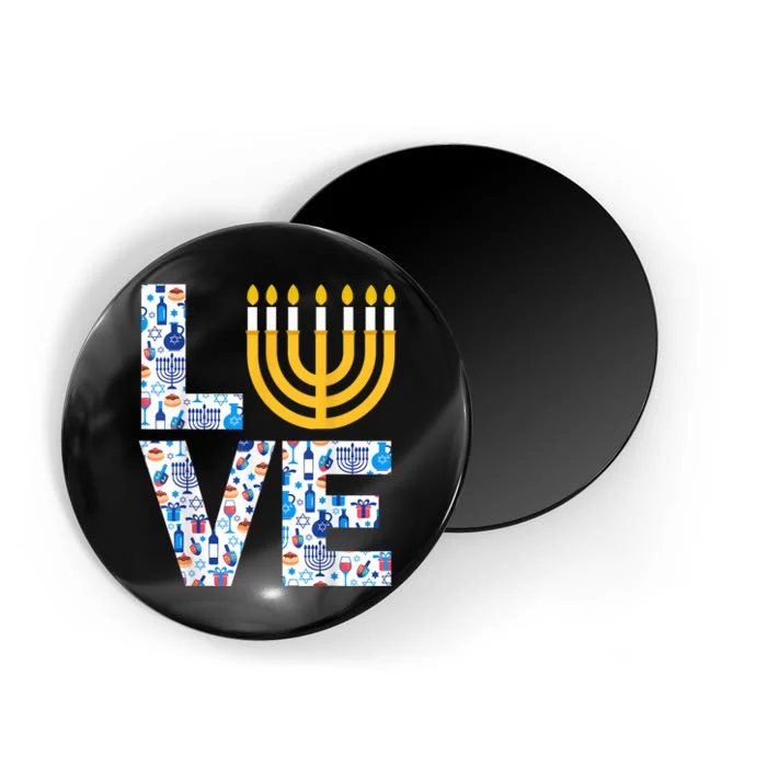 Love Hanukkahorah Jewish Pajama Funny For Magnet