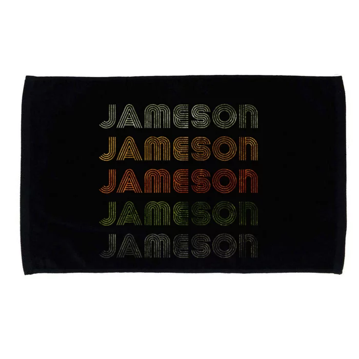 Love Heart Jameson Grungevintage Style Black Jameson Microfiber Hand Towel