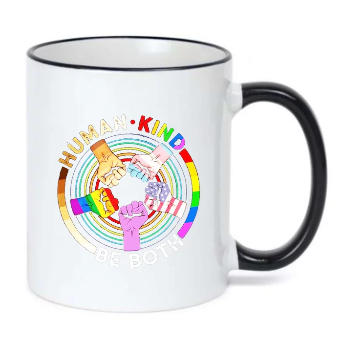 LGBT Human Kind Be Both Black Color Changing Mug