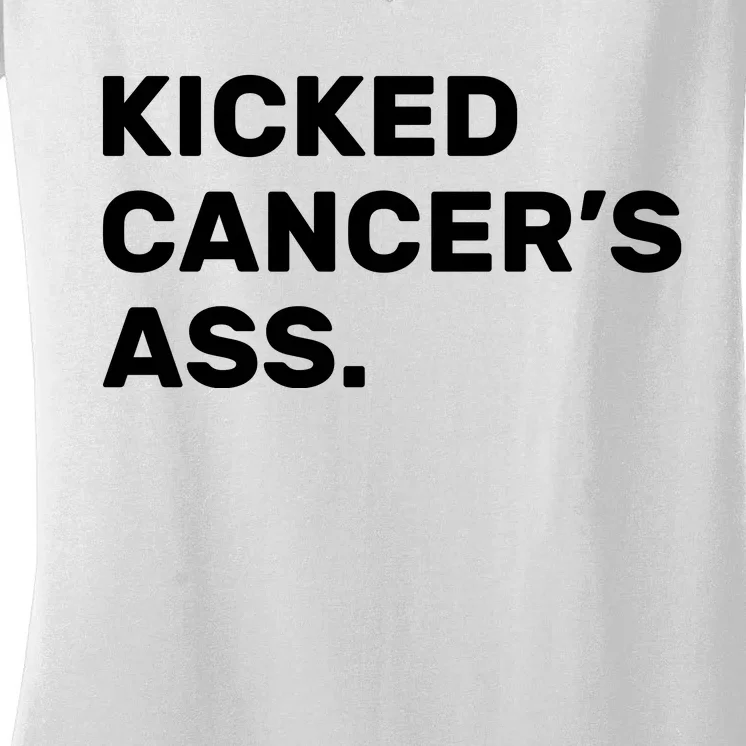 Liam Hendriks Kicked Cancer’s Ass Women's V-Neck T-Shirt