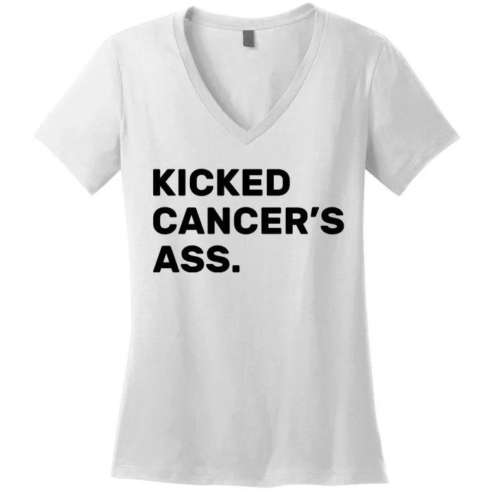 Liam Hendriks Kicked Cancer’s Ass Women's V-Neck T-Shirt