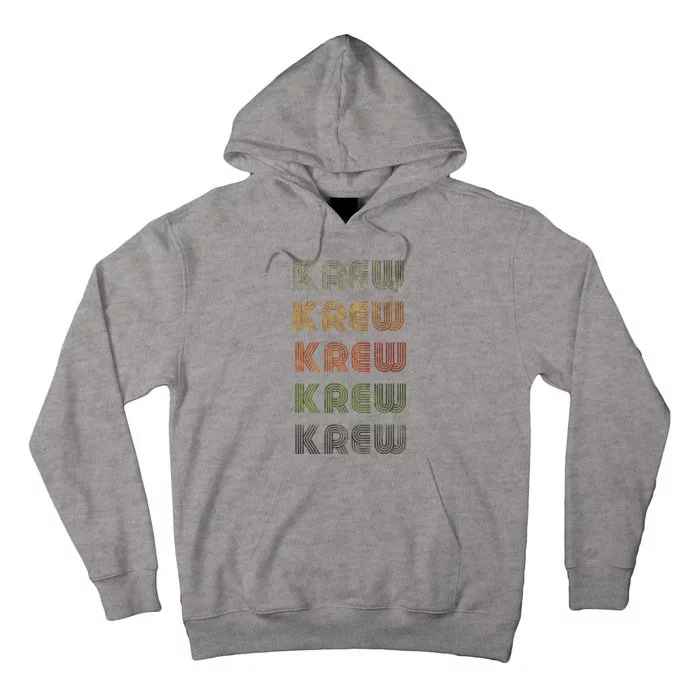 Love Heart Krew Grungevintage Style Black Krew Tall Hoodie