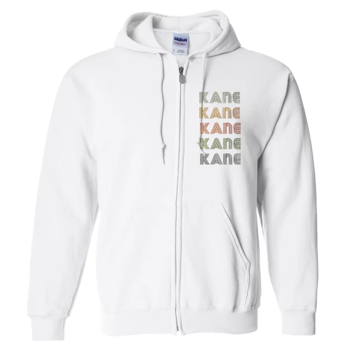 Love Heart Kane Grungevintage Style Black Kane Full Zip Hoodie