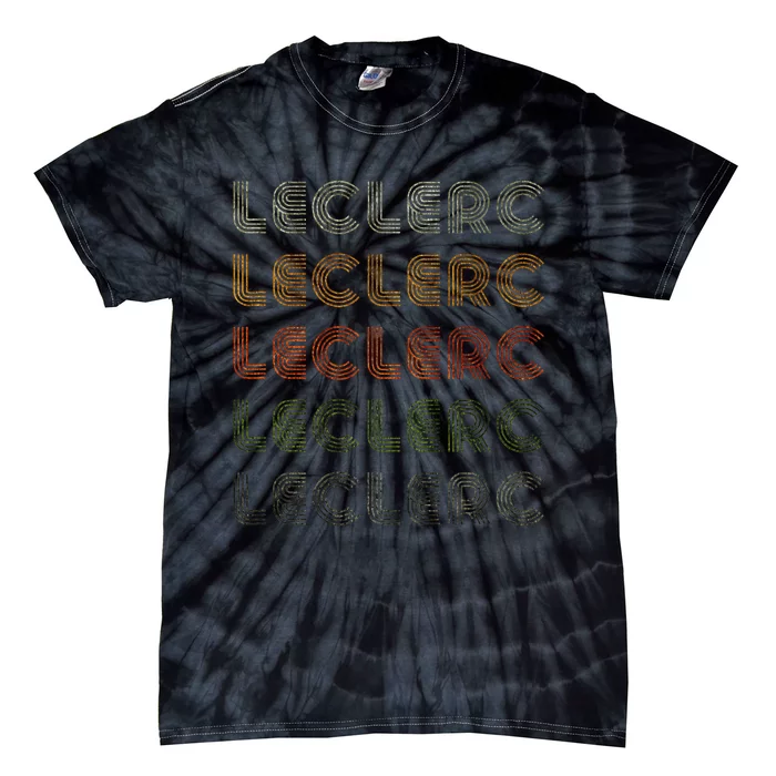 Love Heart Leclerc Grunge Style Black Leclerc Tie-Dye T-Shirt