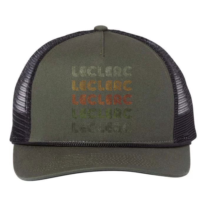 Love Heart Leclerc Grunge Style Black Leclerc Retro Rope Trucker Hat Cap