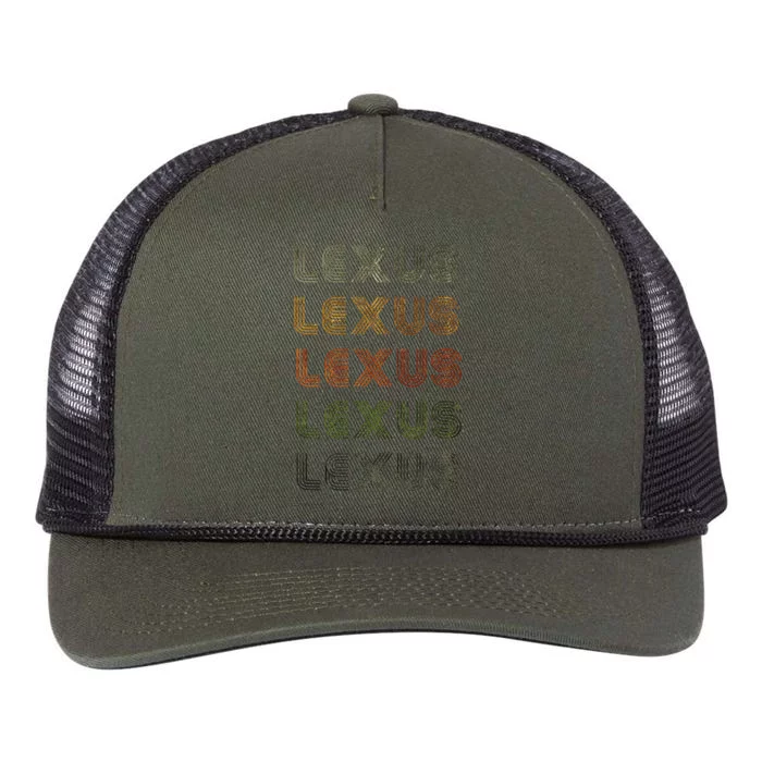 Love Heart Lexus Grunge Vintage Style Black Lexus Retro Rope Trucker Hat Cap