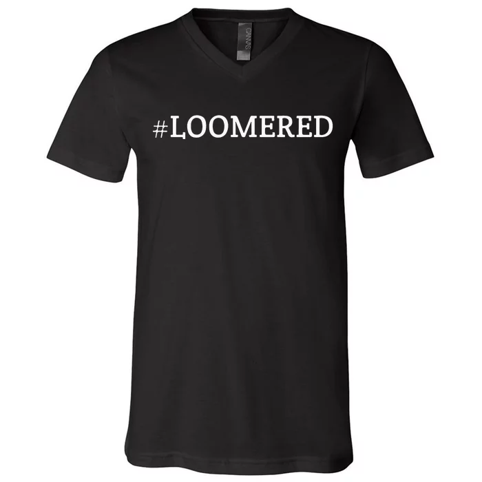 Loomered Hastag V-Neck T-Shirt