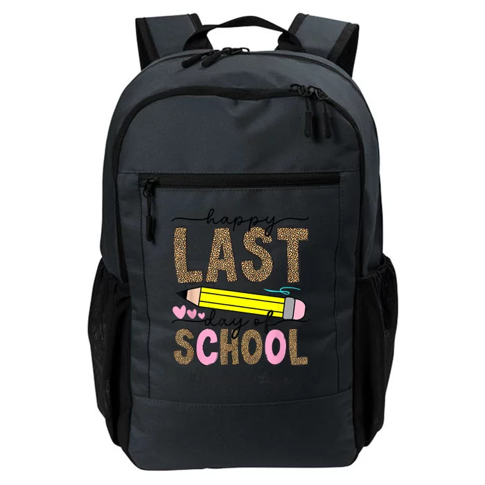 Leopard Happy Last Day Of School Graduation Teacher Student Daily Commute Backpack