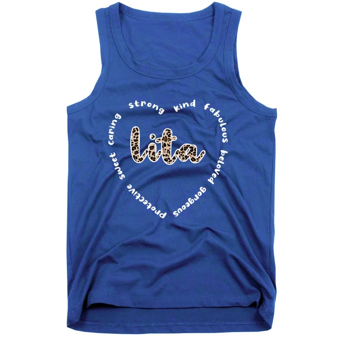 Lita Heart Lita Grandmother Appreciation Lita Grandma Great Gift Tank Top