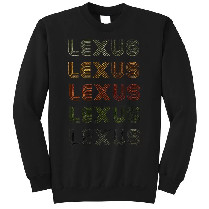 Love Heart Lexus GrungeVintage Style Black Lexus Tall Sweatshirt