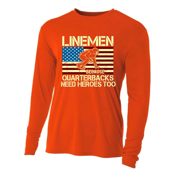 Linemen Heroes Cooling Performance Long Sleeve Crew