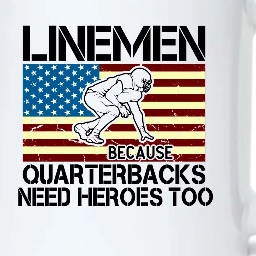 Linemen Heroes Black Color Changing Mug