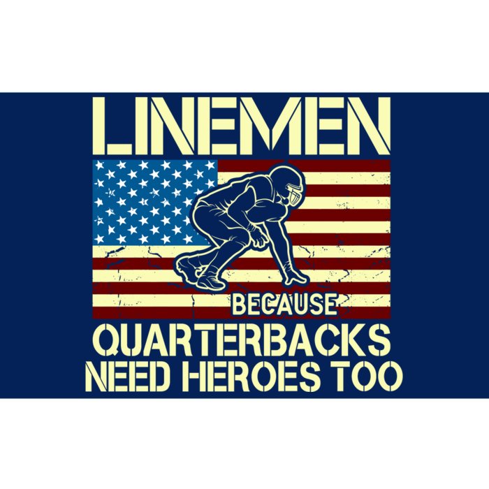 Linemen Heroes Bumper Sticker