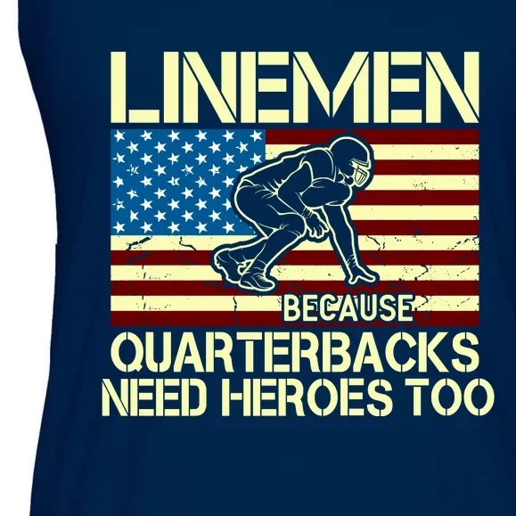 Linemen Heroes Ladies Essential Flowy Tank