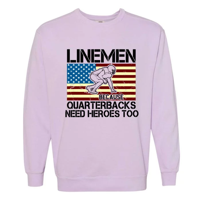 Linemen Heroes Garment-Dyed Sweatshirt