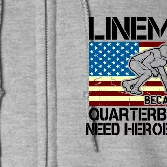 Linemen Heroes Full Zip Hoodie