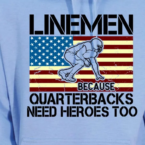 Linemen Heroes Unisex Surf Hoodie