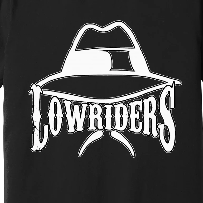 Lowrider Hat La Chicano Cholo Los Angeles Low Rider Premium T-Shirt