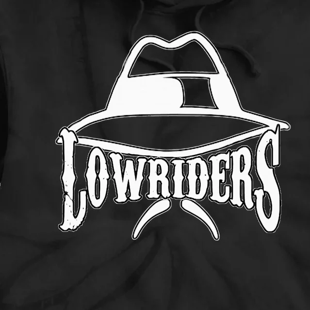 Lowrider Hat La Chicano Cholo Los Angeles Low Rider Tie Dye Hoodie