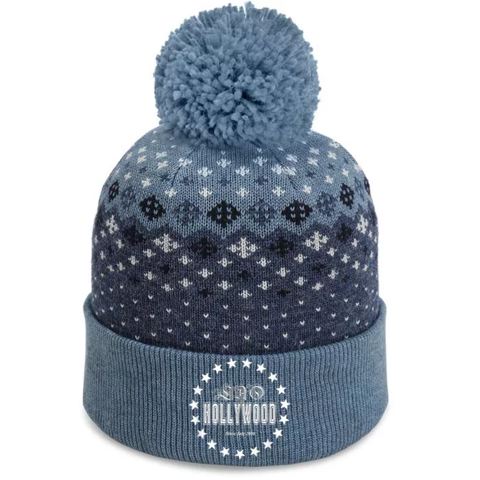 Lao Hollywood The Baniff Cuffed Pom Beanie