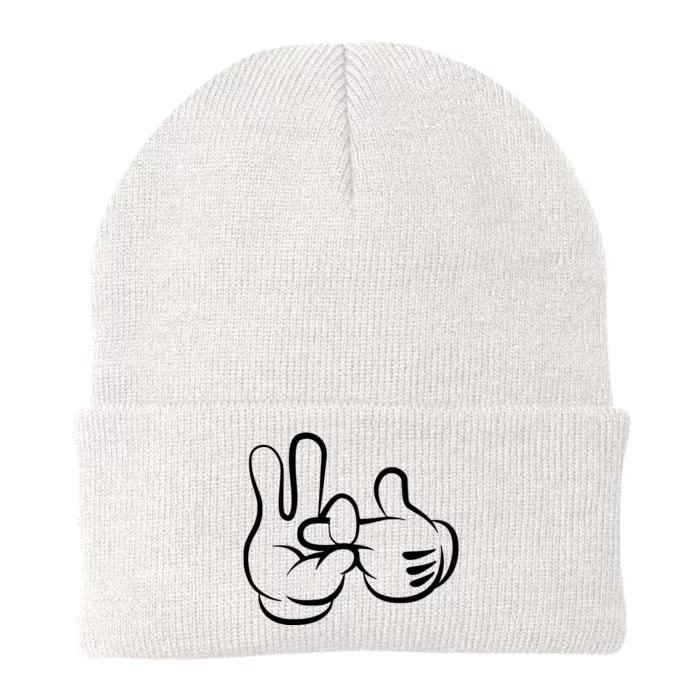 Love Hands Knit Cap Winter Beanie