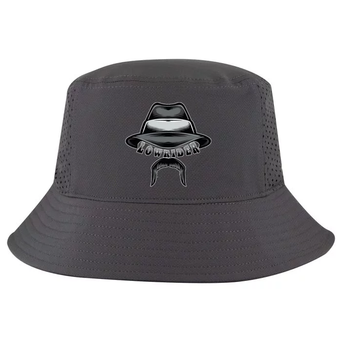 Lowrider Hat & Moustache Chicano Cholo Latino Low Rider Cool Comfort Performance Bucket Hat