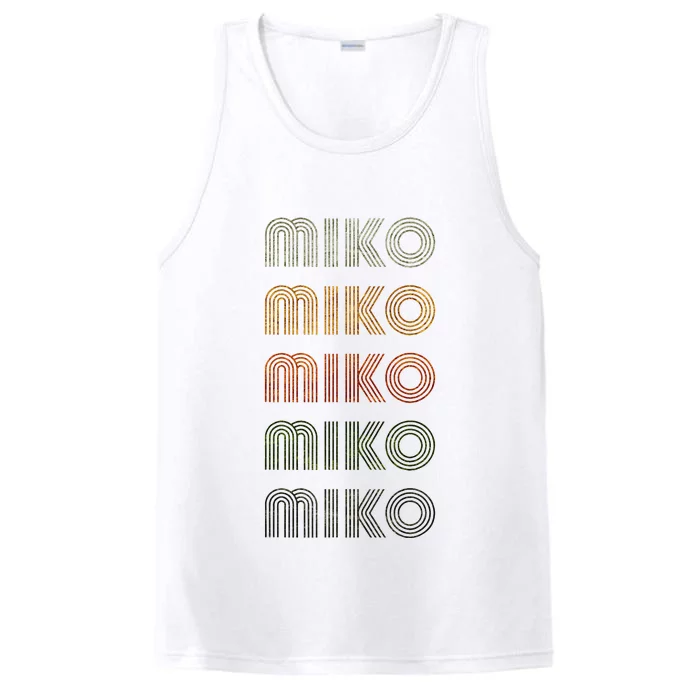 Love Heart Miko Grunge Vintage Style Black Miko Performance Tank