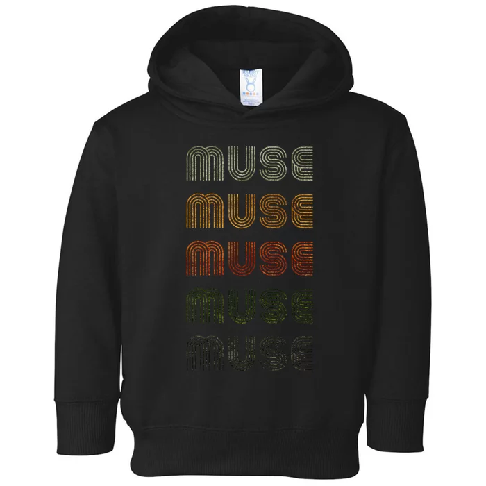 Love Heart Muse Grunge Style Black Muse Toddler Hoodie