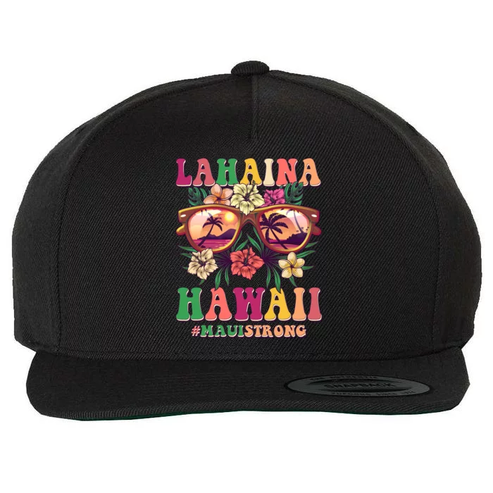 Lahaina Hawaii #Maui Strong Wool Snapback Cap