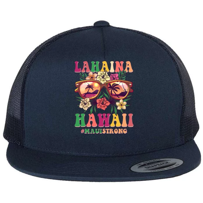 Lahaina Hawaii #Maui Strong Flat Bill Trucker Hat