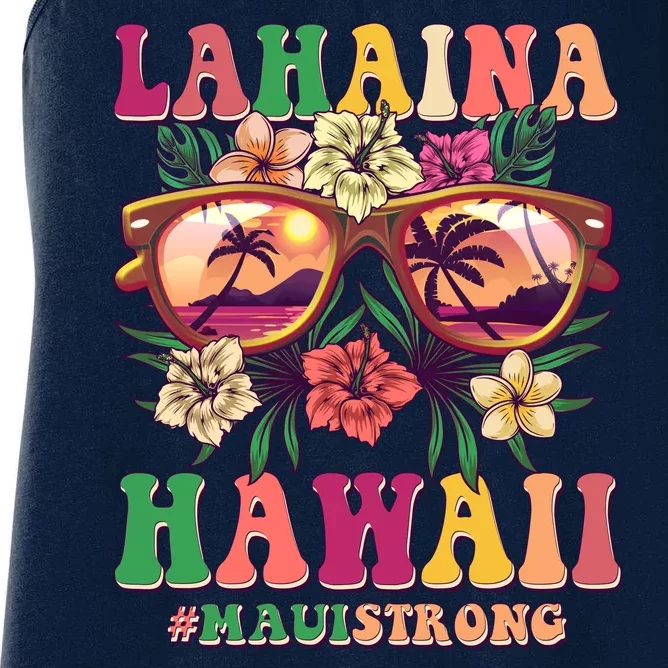 Lahaina Hawaii #Maui Strong Women's Racerback Tank