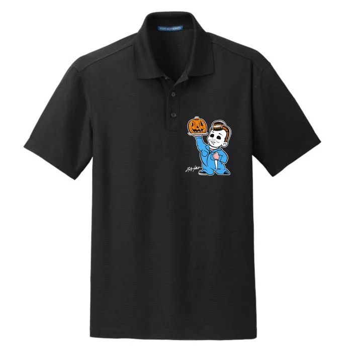 Lucky Hellcat Michael Big Boy Dry Zone Grid Performance Polo