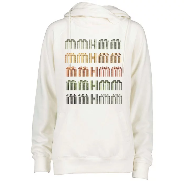 Love Heart Mmhmm Grunge Womens Funnel Neck Pullover Hood