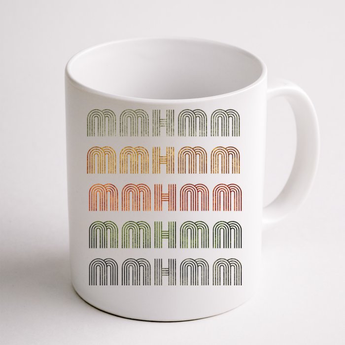 Love Heart Mmhmm Grunge Front & Back Coffee Mug