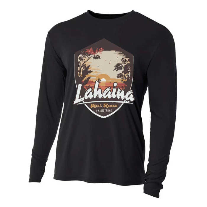 Lahaina Hawaii Maui Strong Support Cooling Performance Long Sleeve Crew