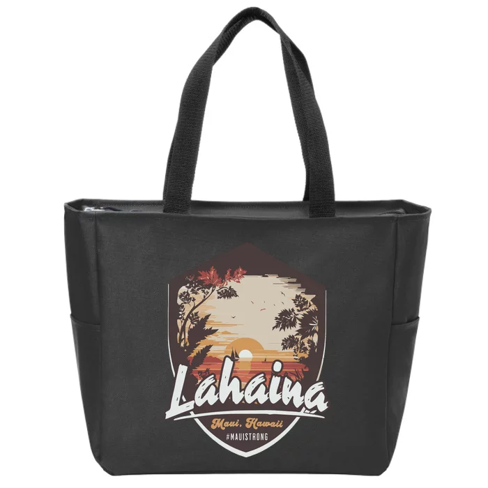 Lahaina Hawaii Maui Strong Support Zip Tote Bag